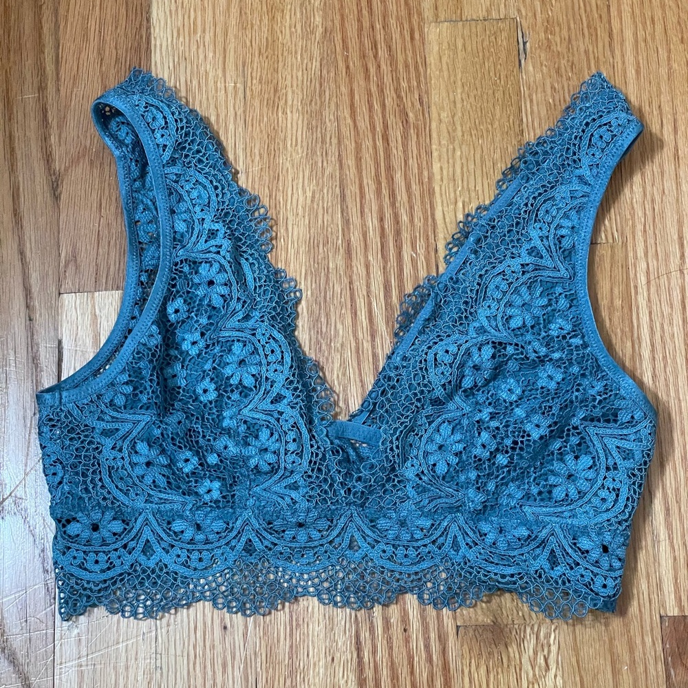 Victoria Secret Blue Lace Bralette
